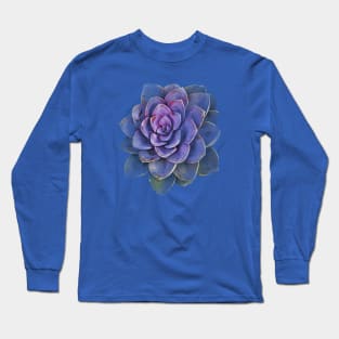 succulent purple Long Sleeve T-Shirt